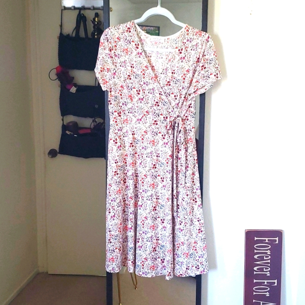 Maternity tie dress, Kaileigh, floral print